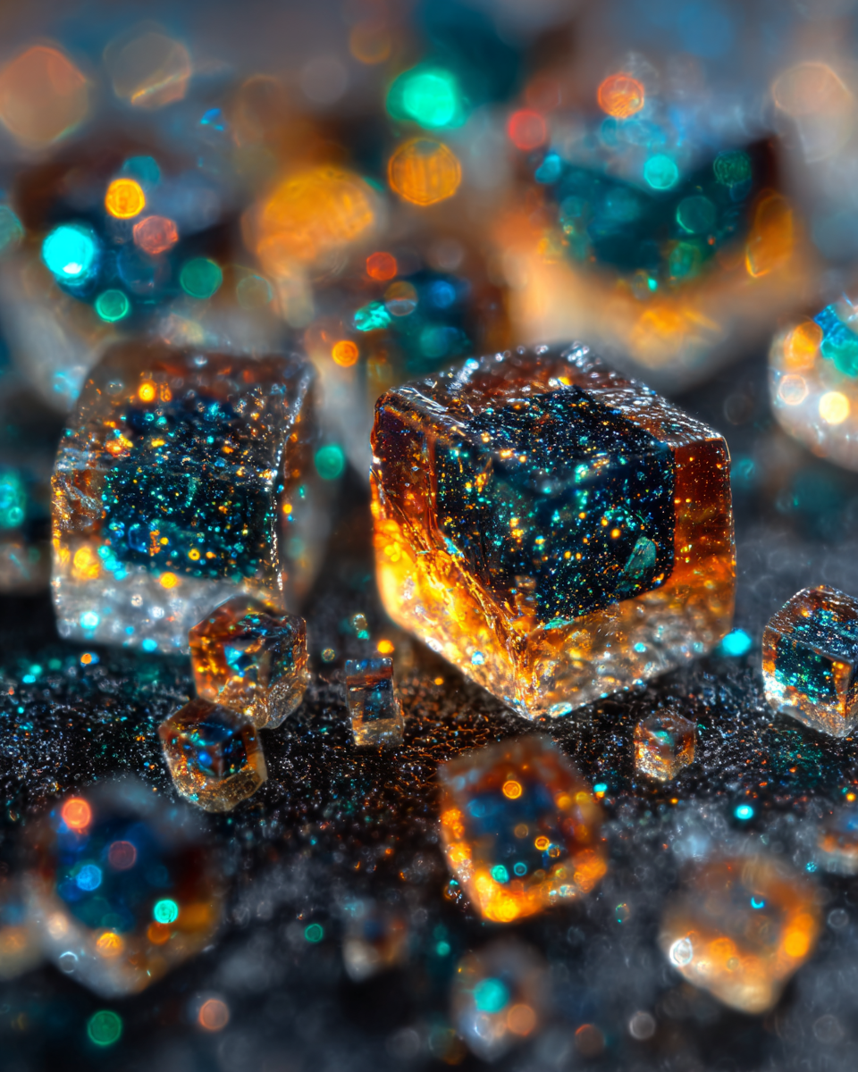Macro photograph of bioDOTS® quantum markers